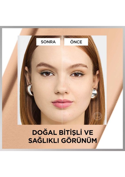 True Match Bakım Yapan Fondöten - 1N Nötr Alt Ton Kapatıcı