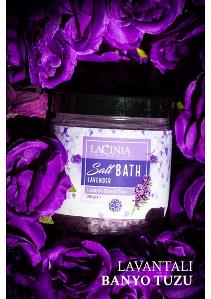Duş Tuzu Lavender - Renksiz 250 gr fırsatları
