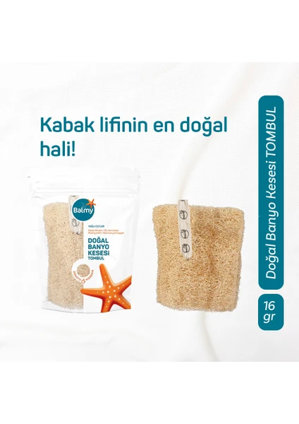 Doğal Kabak Banyo Lifi