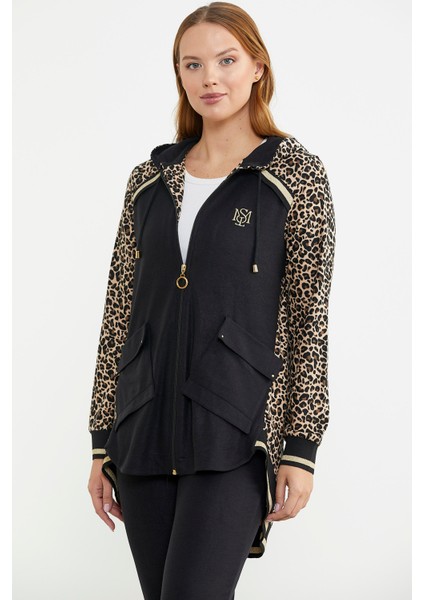 Rahat Kalıp Leopar Kombinli Takım - Kahve fırsatları