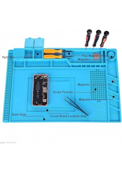 S160 Isıya Dayanıklı Silikon Ped Mıknatıslı Tamir Pedi 45X30CM modelleri