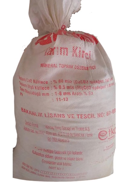 5 kg Barkisan Sönmemiş Toz Tarım Kireci