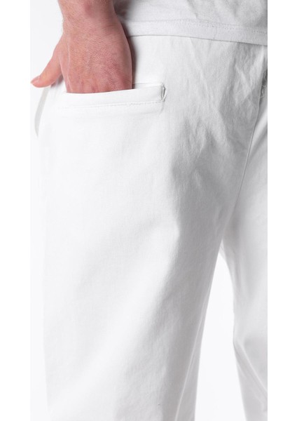 Ekru Bol Paça Beli Bağlamalı Erkek Pantolon E7403 fiyatları