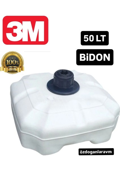 3m Plastik Şemsiye Bidonu 50 Litre Su 70 kg Kum