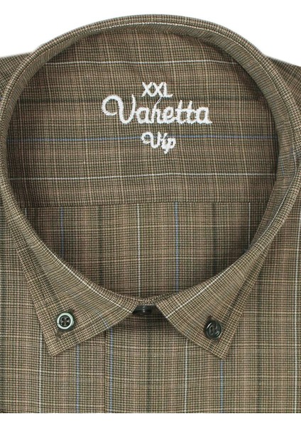 Erkek Bataklık Yeşil Pamuklu Büyük Beden Uzun Kollu Gömlek fırsatları