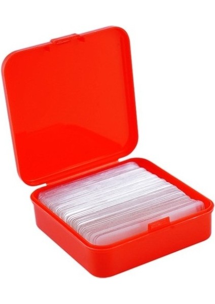 Çift Taraflı Bant 1 cm x 3,5 cm Nano Bant Duvar Bandı 60 Parça