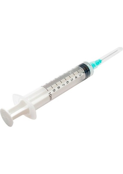10 ml Yeşil Uç Enjektör x 10 Adet