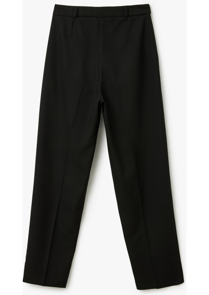 Ekstra Yüksek Bel Pileli Havuç Kesim Pantolon fırsatları