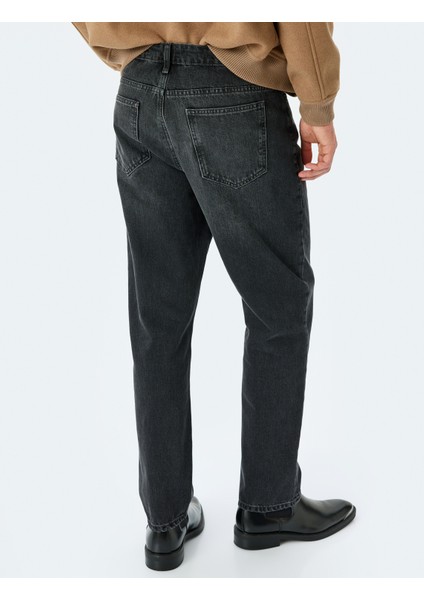 Normal Bel Pamuklu 90's Straight Fit Jean Pantolon - Korban Jean fırsatları