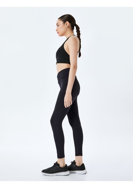 Basic Yüksek Bel Slim Fit Spor Tayt fiyatları