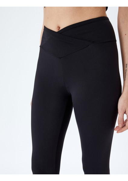 Basic Yüksek Bel Slim Fit Spor Tayt indirimleri