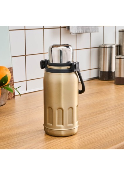 Adent Çelik Sızdırmaz Termos Gold 800 ml