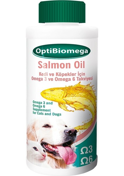 Optibiomega Salmon Oil Omega 3 ve Omega 6 Kedi Balık Yağı 250ML indirimleri