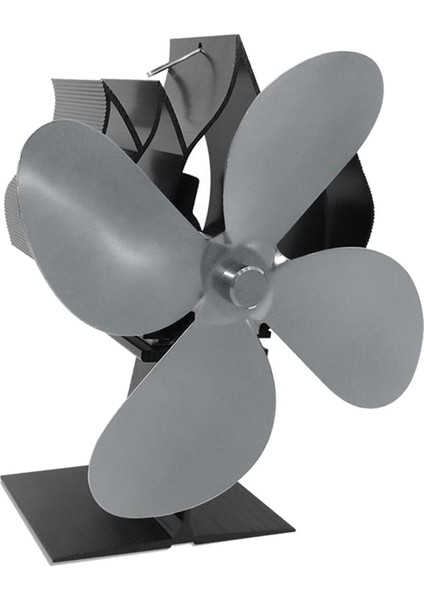 Isı ile Çalışan Sobalar Fanlar/odun Brülörü/şömine, Verimli Isı Dağıtımı Gri (Yurt Dışından)