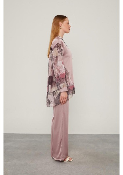 - Desenli Şifon Pantolonlu Ikili Takım fırsatları