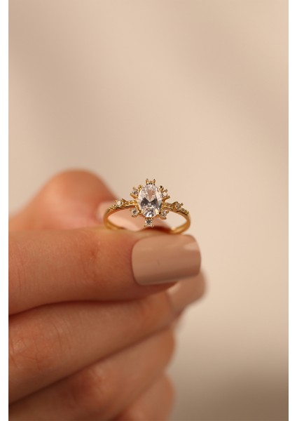 Lotus Tektaş Altın Yüzük CGKYZK0282 fiyatları