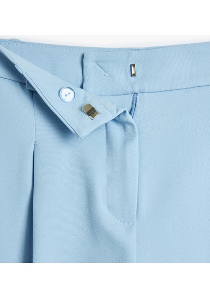 Cepli Pile Detaylı Yüksek Bel Palazzo Pantolon modelleri