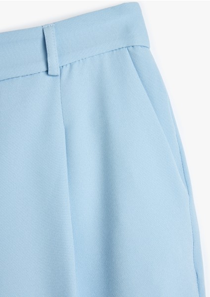 Cepli Pile Detaylı Yüksek Bel Palazzo Pantolon fırsatları