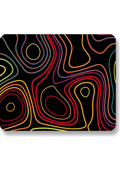 Ilyuka Colored Topography Map 22X18CM MP372218 Ilyuka Mini Boy Gaming Mousepad Dikişsiz Kenar Kaymaz Kauçuk Taban 22X18CM modelleri