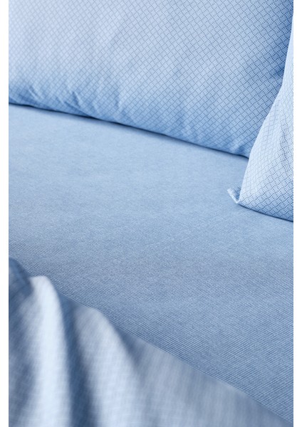 Pure Touch Nevresim Takımı Çift Kişillik Mavi