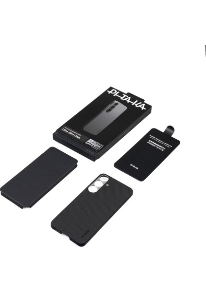 Galaxy S25 Plus Kılıf Magsafe Uyumlu Pitaka 600D Aramid Fiber Ultra-Slim Classic Serisi Kapak Siyah indirimleri