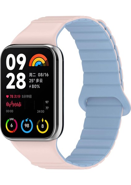 Xiaomi Redmi Watch 4/5 /Band 8 Pro /Band 9 Pro Kordon Double Color Magnetic Strap 105-BH52 fiyatları