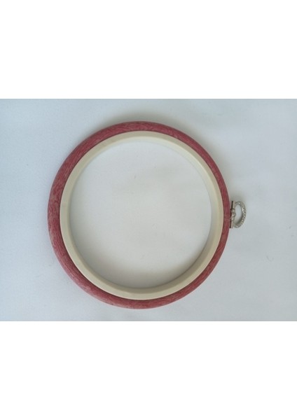 Nurge Yuvarlak Pano Kasnağı Plastik 10 mm Kırmızı