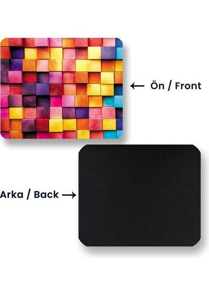 Ilyuka Colorful Wooden Boxes 22X18CM MP392218 Ilyuka Mini Boy Gaming Mousepad Dikişsiz Kenar Kaymaz Kauçuk Taban 22X18CM modelleri