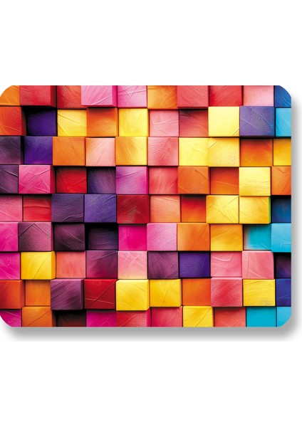 Ilyuka Colorful Wooden Boxes 22X18CM MP392218 Ilyuka Mini Boy Gaming Mousepad Dikişsiz Kenar Kaymaz Kauçuk Taban 22X18CM fırsatları