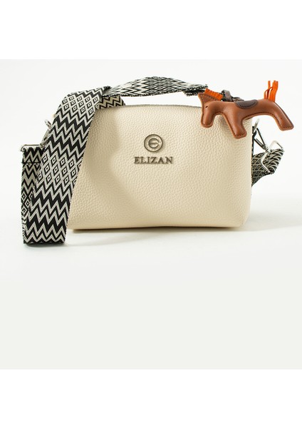 Kolonlu At Detaylı Spor Bej Kadın Çantası modelleri