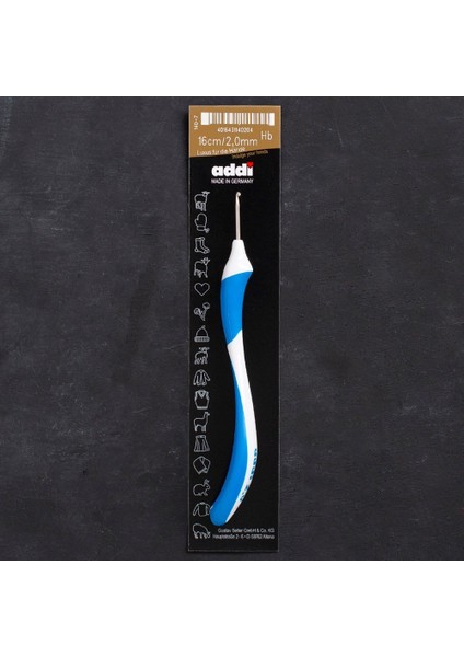 Swing 2mm 16CM Mavi Ergonomik Yün Tığ - 140-7