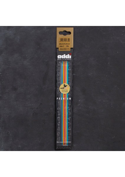 Colibri 3mm 20CM Renkli Çorap Şişi - 204-7