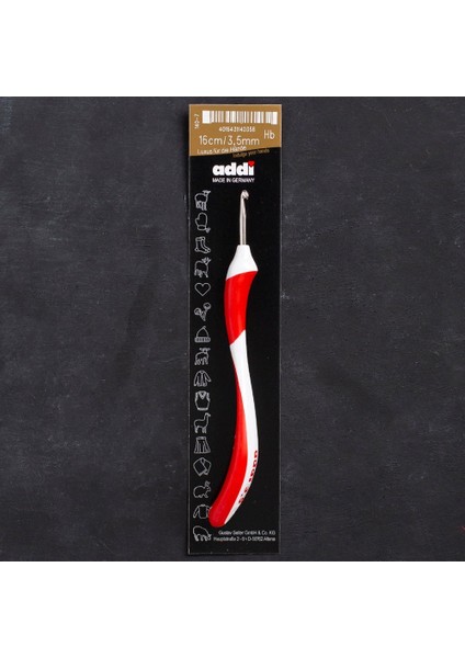 Swing 3,5mm 16CM Kırmızı Ergonomik Yün Tığ -