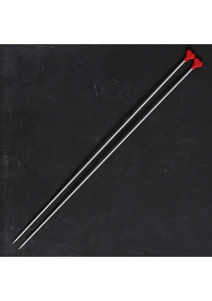 Kalpli 3mm 40CM Klasik Alüminyum Örgü Şişi -