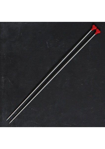 Kalpli 3mm 40CM Klasik Alüminyum Örgü Şişi -