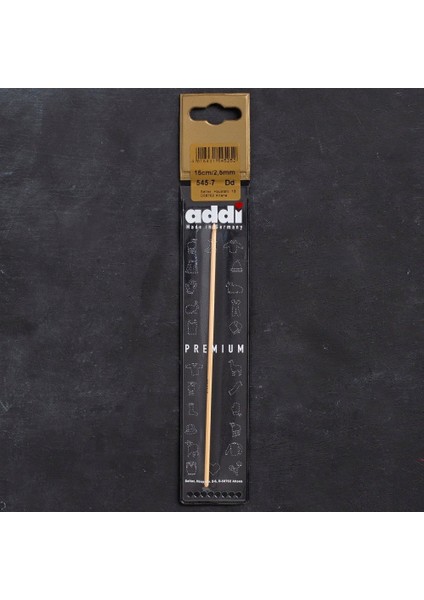 Bambus 2,5mm 15CM Bambu Yün Tığ - 545-7