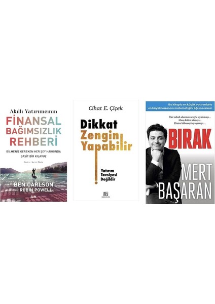 Finansal Bağımsızlık Rehberi - Dikkat Zengin Yapabilir - Bırak 3 Kitap