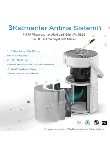 Hava Evi Için Masaüstü Temizleyici, Küçük Negatif Iyon Arıtma Cihazı Hava Temizleyici USB modelleri