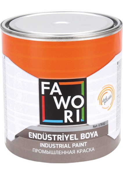 Ideal Parlak Endüstriyel Boya Makine Gri 0,75KG