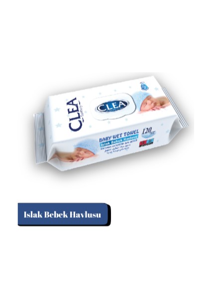 Islak Bebek Havlusu 120LI Kapaklı