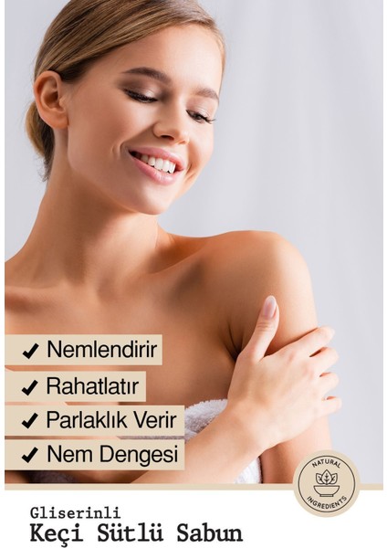 Doğal Kabak Lifli Keçi Sütlü Sabun 130 gr Yüz ve Vücut Bakımı Için Etkilidir fırsatları