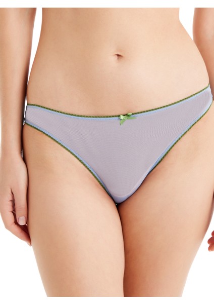 Kadın Dantelli Slip 60469 - Mor