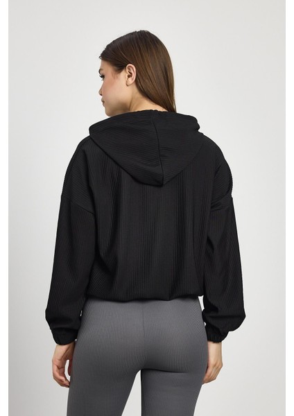 1054 Bel Bağcık Detay Sweat Siyah indirimleri