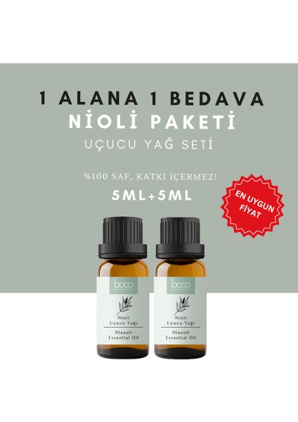 1+1 Hediye Nioli Yağı Uçucu Yağı Saf Ve Doğal, Buhurdanlık. Difüzör, Masaj, Aromaterapi