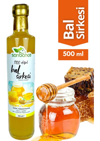 Bal Sirkesi 500 ml - Organik Doğal Fermente