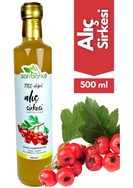 Alıç Sirkesi 500 ml - Organik Doğal Fermente