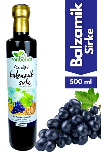 Balzamik Sirkesi 500 ml - Organik Doğal Fermente