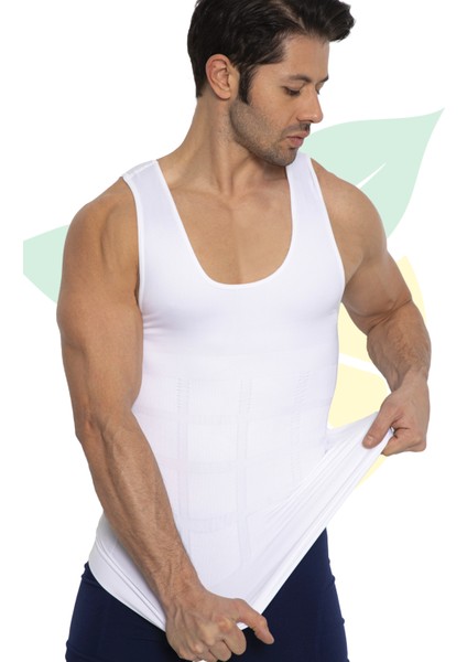 Erkek Korse Atlet - Göbek Toparlayıcı, Bel Inceltici, Dik Duruş (Yukka)