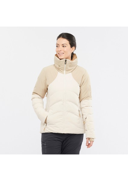 S/MAX Warm Kadın Kayak Montu - Krem
