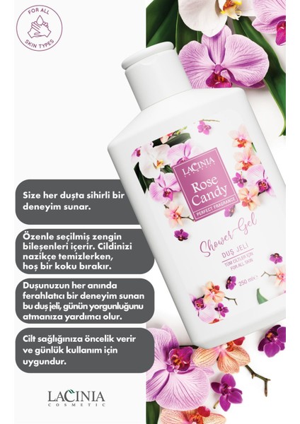 Duş Jeli - Rose Candy 250 ml